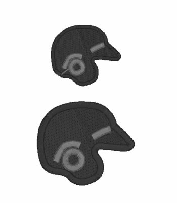 Helmet Filled Embroidery Design