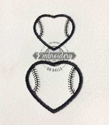 Stitched Heart Outline Embroidery Design