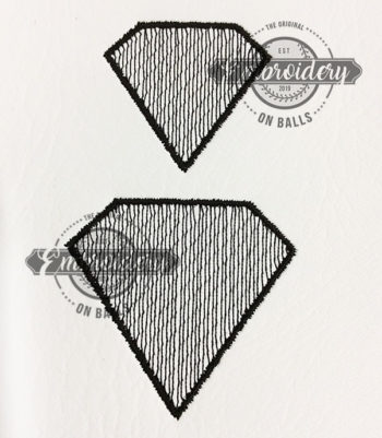 Sketchy Diamond Embroidery Design