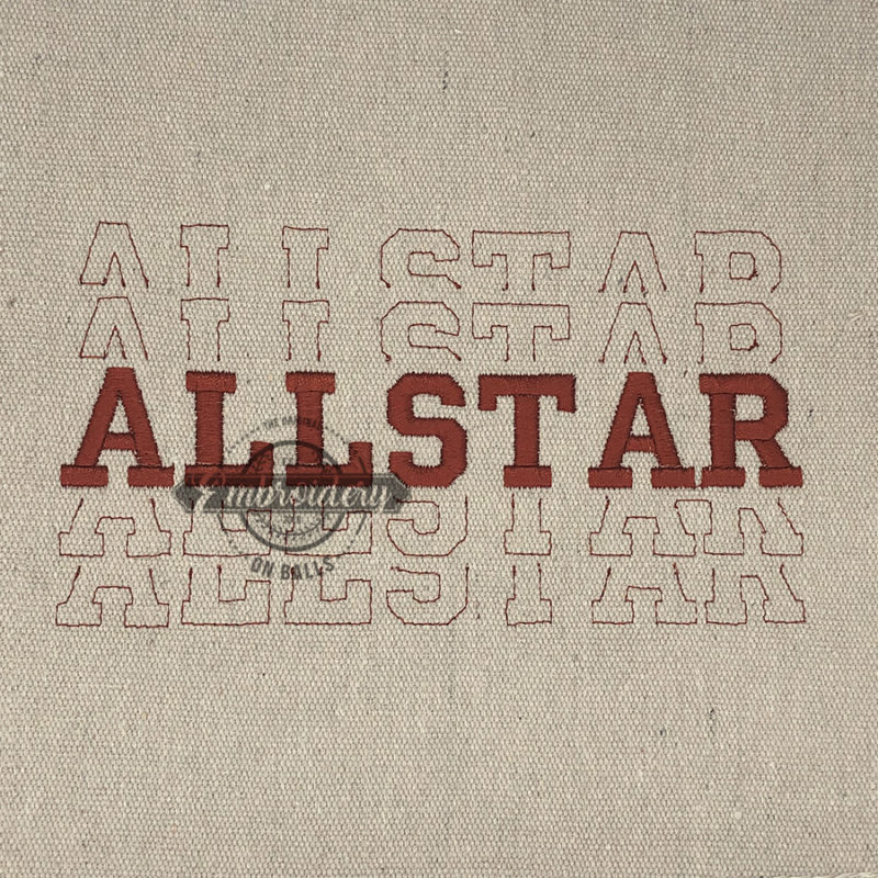 Breakout Allstar - Embroidery Design