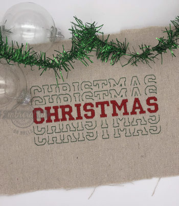 Breakout Christmas - Embroidery Design