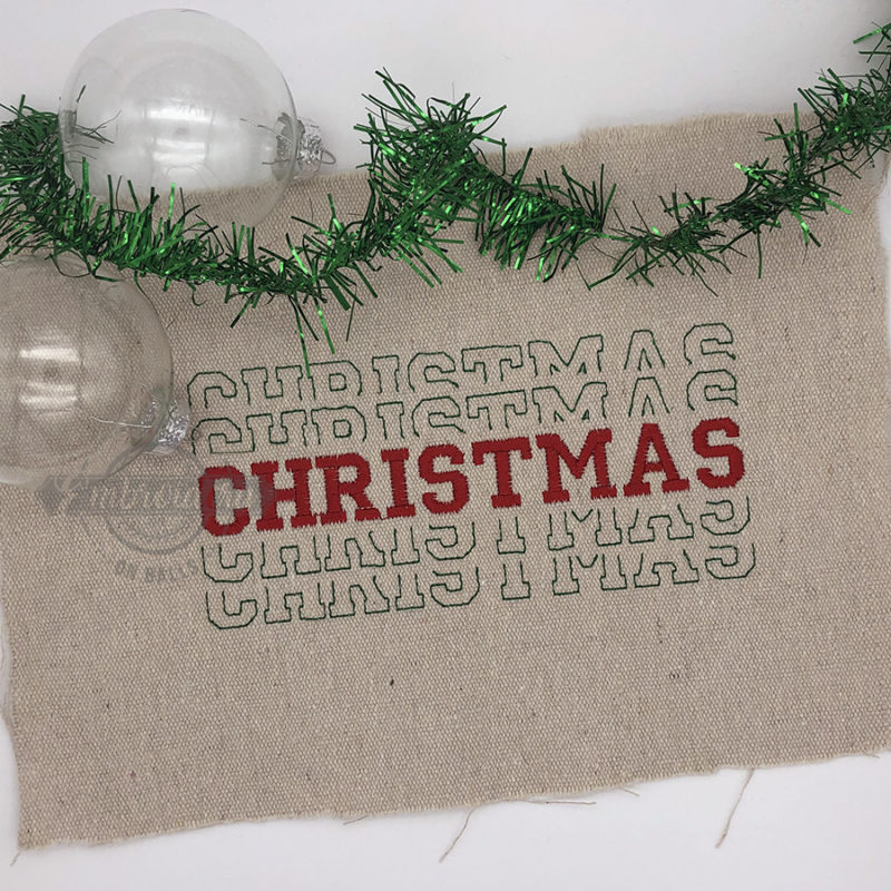 Breakout Christmas - Embroidery Design