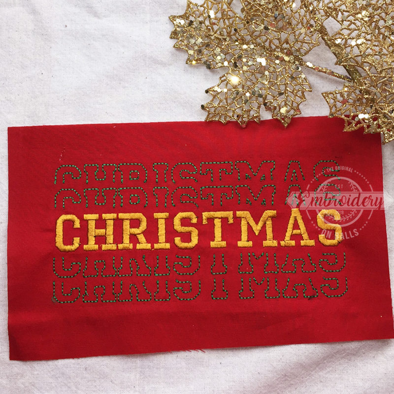 Breakout Christmas - Embroidery Design - Image 2
