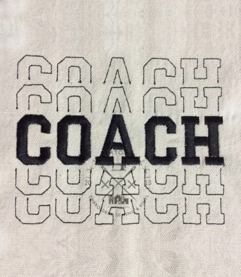 Breakout Coach - Embroidery Design