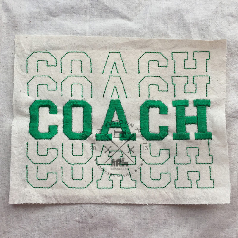 Breakout Coach - Embroidery Design - Image 2