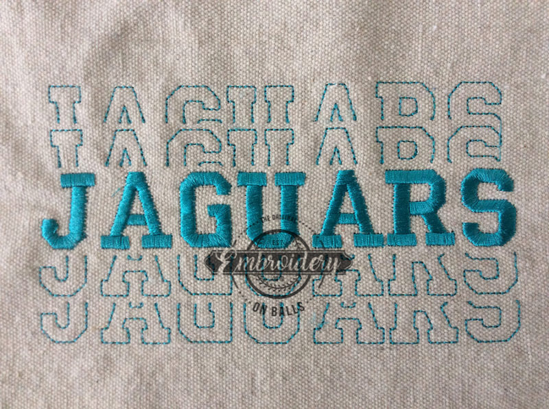 Breakout Jaguars - Embroidery Design