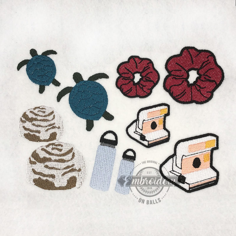 VSCO Girl Starter Pack - Baseball Softball Mini Embroidery Designs
