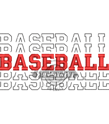 Breakout Baseball - Embroidery Design