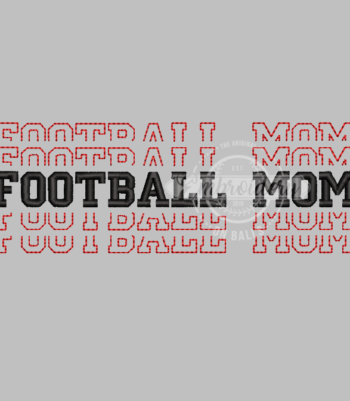 Breakout Football Mom - Embroidery Design