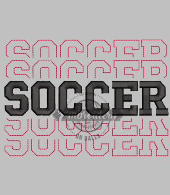 Breakout Soccer - Embroidery Design