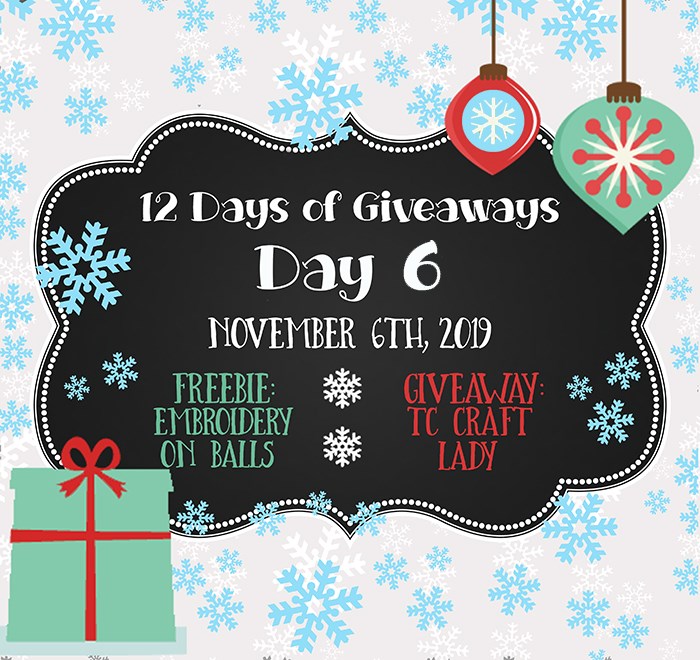 12 Days of Giveaways – Day 6 – OUR DAY!