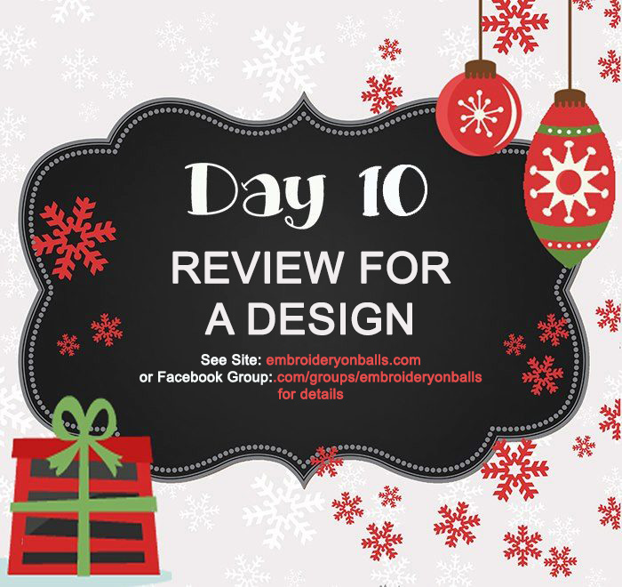 Day 10 – Review for a Design