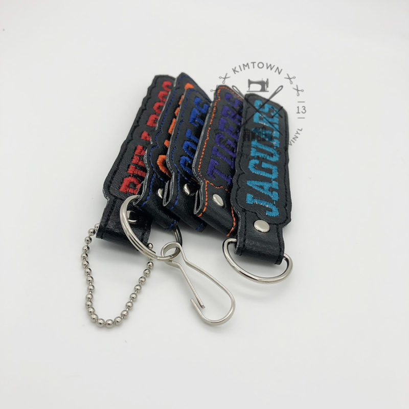 COLTS Team Key Fob - ITH Machine Embroidery Design - Image 4