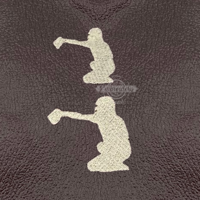 Baseball Softball Catcher Player Mini Machine Embroidery Design