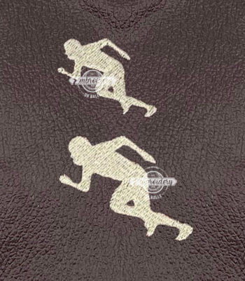 Ball Player Runner Machine Embroidery Designs