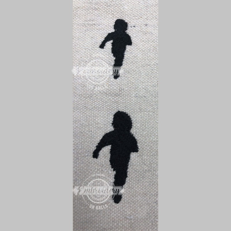 Little Players Tiny Runner - Mini Machine Embroidery Design Baseball Softball