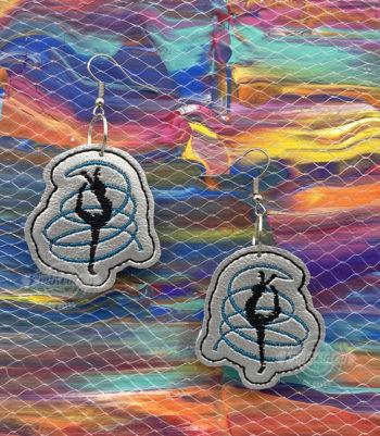 Rhythmic Ribbon Gymnastics In The Hoop Machine Embroidery Designs