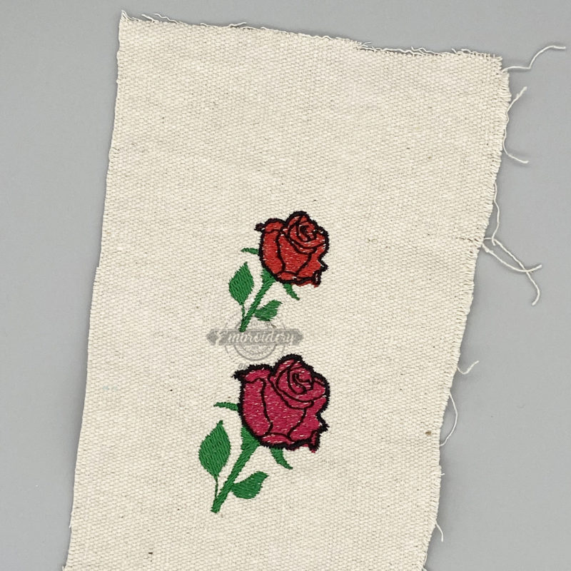 Rose Embroidery Design