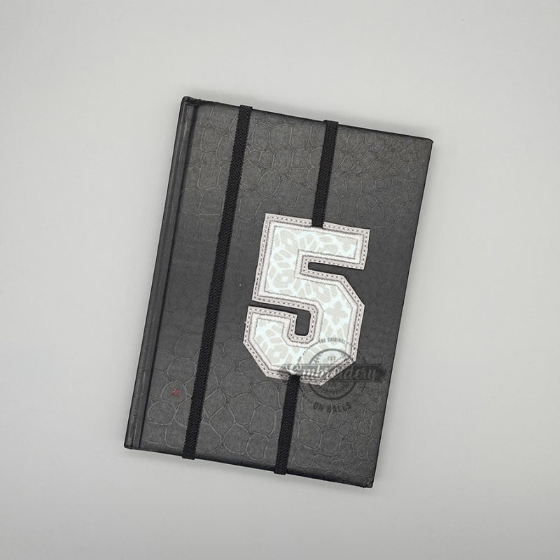 Numbers Band Hair Book - ITH Sports Machine Embroidery Design - Image 11