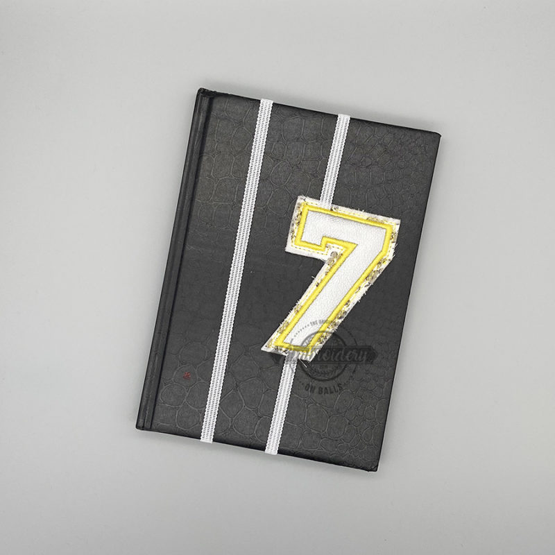 Numbers Band Hair Book - ITH Sports Machine Embroidery Design - Image 13