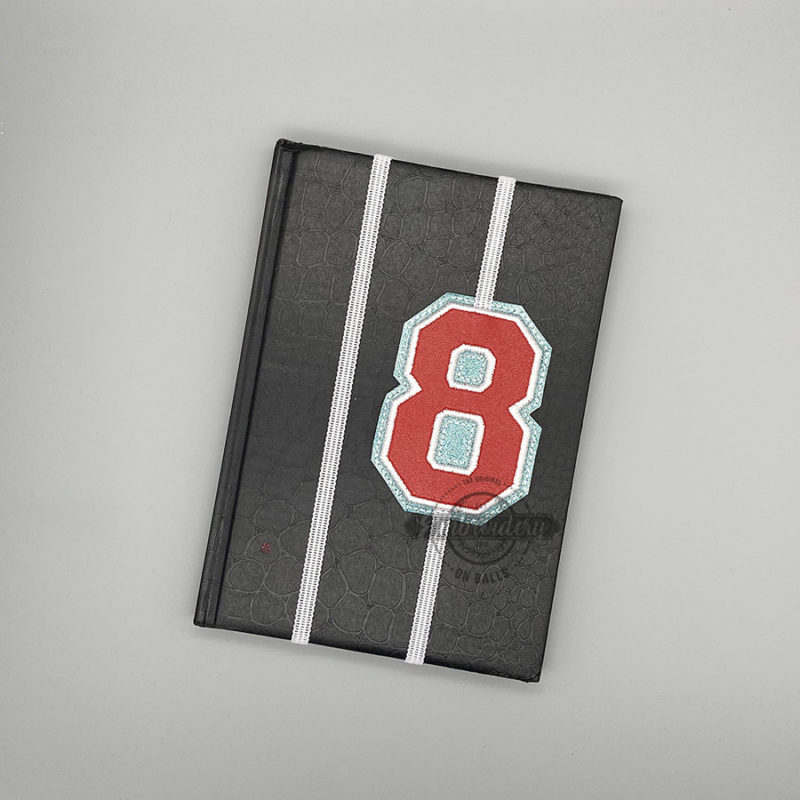 Numbers Band Hair Book - ITH Sports Machine Embroidery Design - Image 14