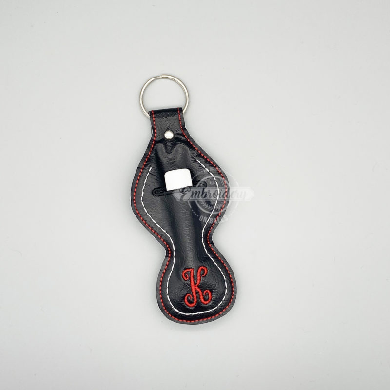 Chapstick Lipstick Gloss Holder - ITH Sports Machine Embroidery Design - Image 3