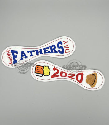 Father's Day 2020 Baseball Panel Builder- ITH Machine Embroidery Design