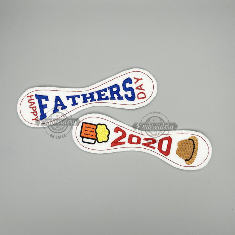 2020 Father's Day Design PACK Baseball Panel Builder- ITH Machine Embroidery Design