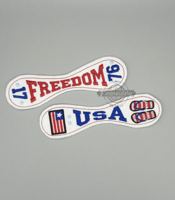 FREEDOM USA Baseball Panel Builder- ITH Machine Embroidery Design