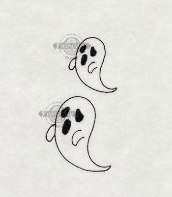 Floating Ghost - SPOOKY Halloween Stitches - Machine Embroidery Designs