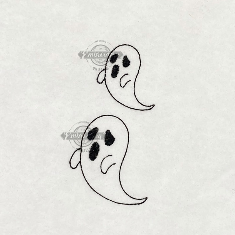 Floating Ghost - SPOOKY Halloween Stitches - Machine Embroidery Designs