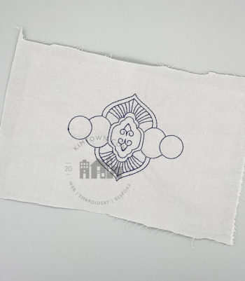 Art Deco Linework Outline - Machine Embroidery Design