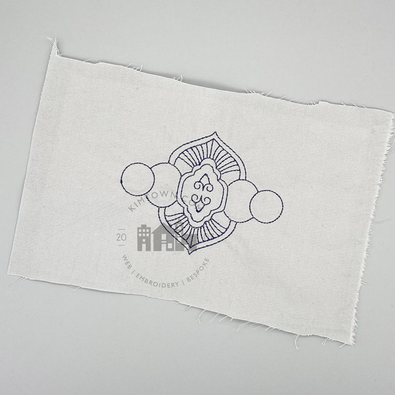 Art Deco Linework Outline - Machine Embroidery Design