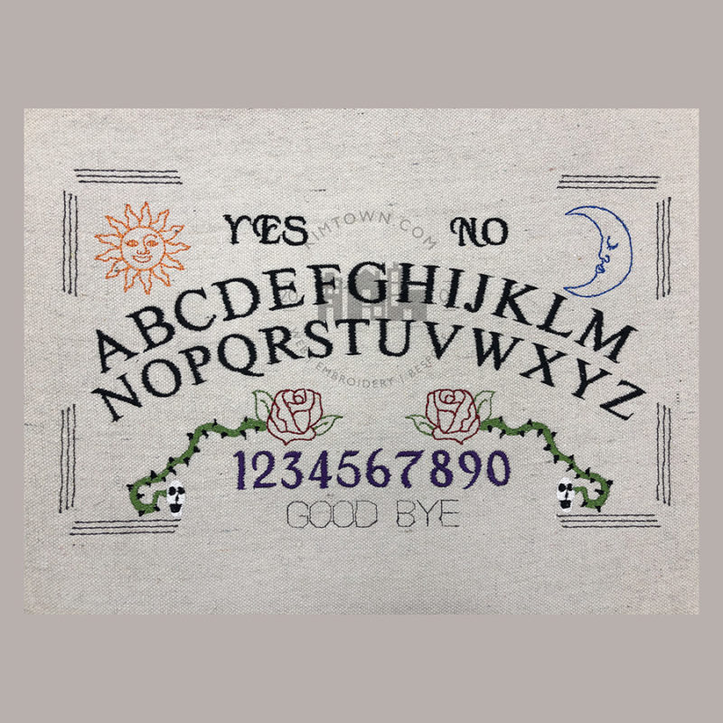 Spirit Board Ouija Inspired Talking Board - Machine Embroidery Design - Image 2