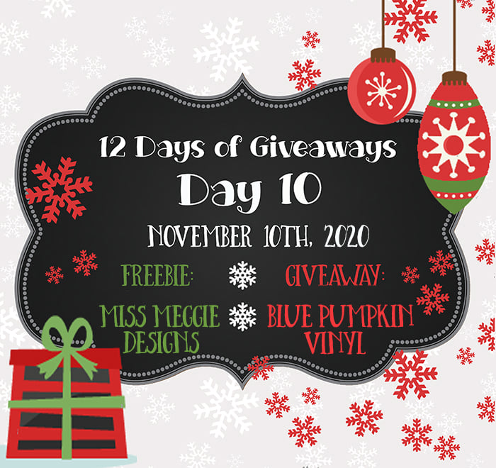 12 Days of Giveaways – Day 10 – 2020