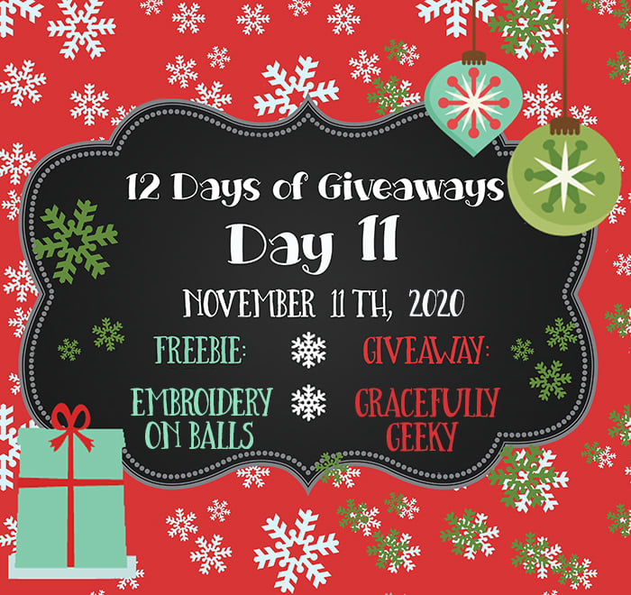 12 Days of Giveaways – Day 11 – 2020