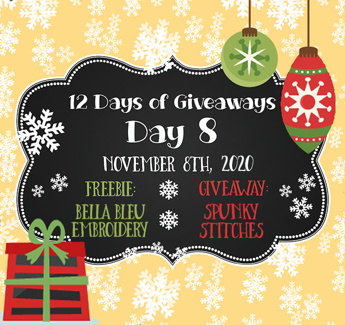 12 Days of Giveaways – Day 8 – 2020