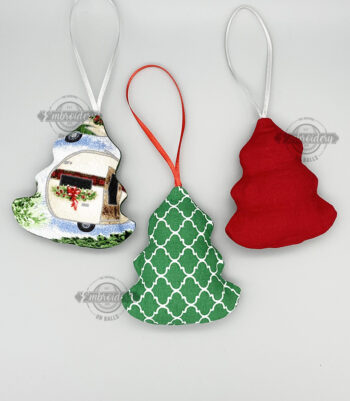 Pine Tree Stuffie IN THE HOOP Embroidery Design – Christmas Machine Embroidery Design