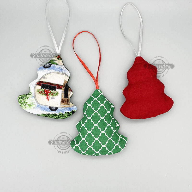 Pine Tree Stuffie IN THE HOOP Embroidery Design – Christmas Machine Embroidery Design