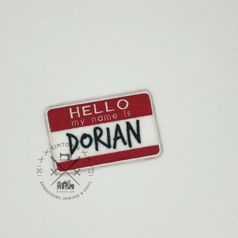 Hello My Name Is - Badge – In The Hoop ITH Machine Embroidery Design