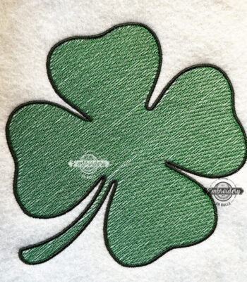 Shamrock Clover Machine Embroidery Design