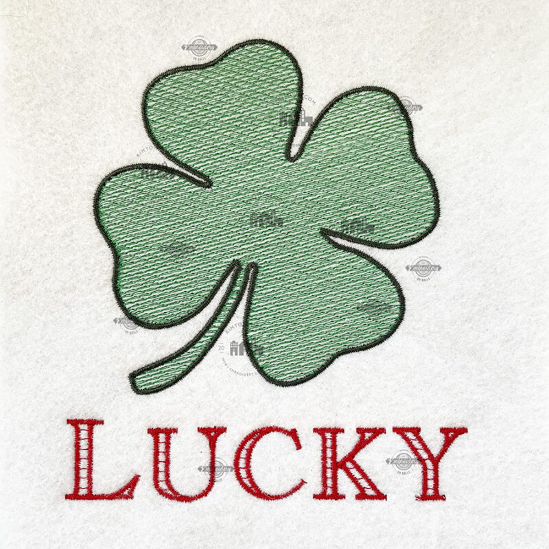 Lucky Shamrock Machine Embroidery Design