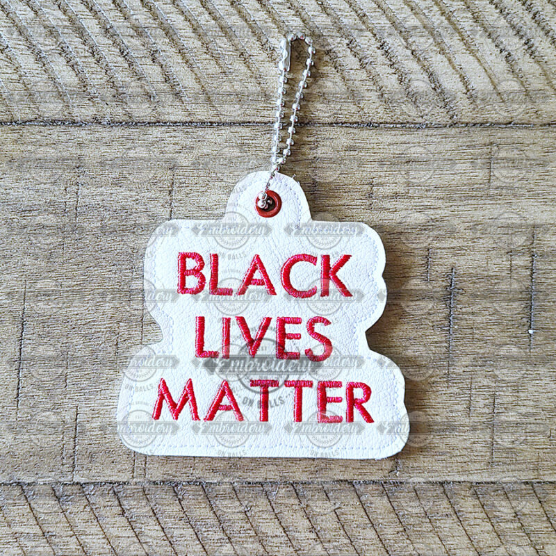 Black Lives Matter Keyfob Key Chain Ornament