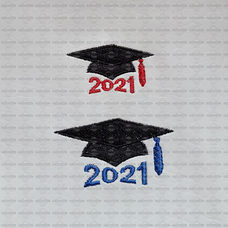 Graduation Cap 2021 Mini Embroidery Design