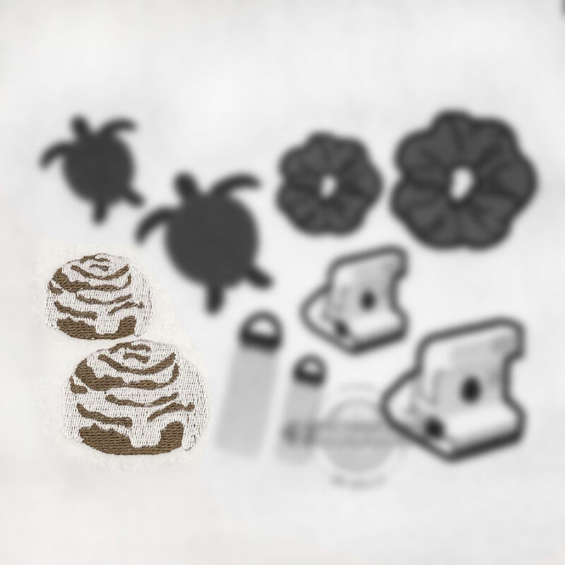 Cinnamon Bun - Baseball Softball Mini Embroidery Designs