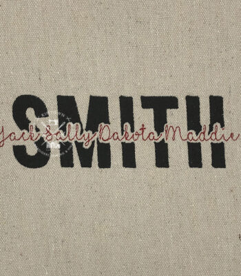 Custom Family Name - Digital/Embroidery File