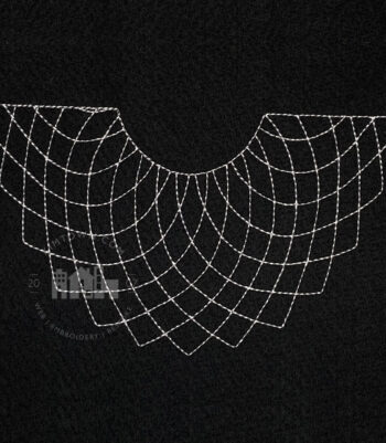 RBG Inspired Lace Collar - Machine Embroidery Design