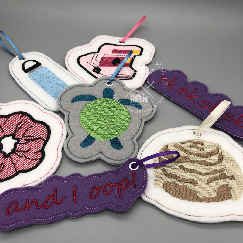 VSCO Girl Ornament Oversized Feltie Pack - ITH Embroidery Designs - Image 9