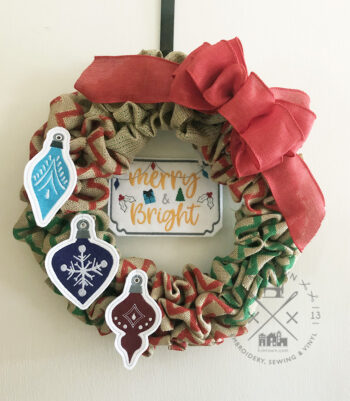 Holiday Ornaments - Oversized Felties - ITH Christmas Machine Embroidery Designs