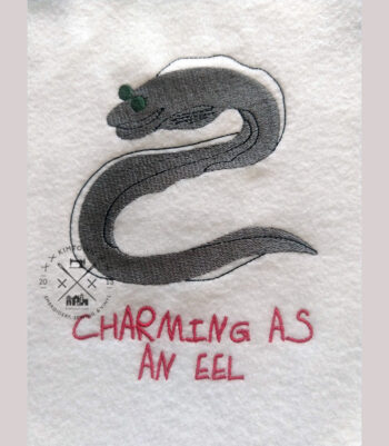 Charming as an Eel - Machine Embroidery Design